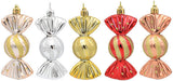Darrahopens Occasions > Christmas > Christmas Decorations Christmas Decorations - Christmas Decorations - Painted Candy Christmas Tree Decorations - Silver (5 per box)