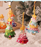 Darrahopens Occasions > Christmas > Christmas Decorations Christmas Decorations - Crochet Christmas Tree Bell Decorations - Small Christmas Decorations - Car Decorations - Style C