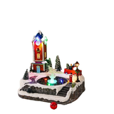 Darrahopens Occasions > Christmas > Christmas Decorations Christmas House Figurine Music Changing Snowman Art Crafts Decor For Christmas Holiday Party Desktop Decoration Christmas In Australia - Darrahopens