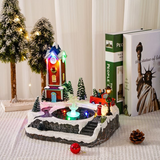 Darrahopens Occasions > Christmas > Christmas Decorations Christmas House Figurine Music Changing Snowman Art Crafts Decor For Christmas Holiday Party Desktop Decoration Christmas In Australia - Darrahopens
