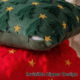 Darrahopens Occasions > Christmas > Christmas Decorations Christmas Pillowcase Set - Set of 2 - Winter Christmas Themed Cushion Covers - Christmas Decorations - Soft Christmas Cushions, Christmas Covers - 45 x 45 cm - Elegant Christmas Decoration Cushion Covers for the Living Room (Pillow filling not included)