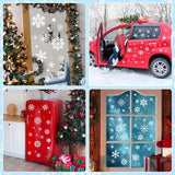 Darrahopens Occasions > Christmas > Christmas Decorations Christmas window stickers - Christmas - Window decorations - Stickers - Christmas decorations - 192 pieces PVC Christmas window decorations - Including Christmas snowflake and snowman patterns - Printed on both sides - For Christmas decorations