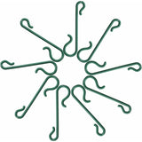 Darrahopens Occasions > Christmas > Christmas Decorations Green Christmas Tree Hooks Christmas Hook Mini Hangers For Christmas Tree, Christmas Wreath, Christmas Vine (200)