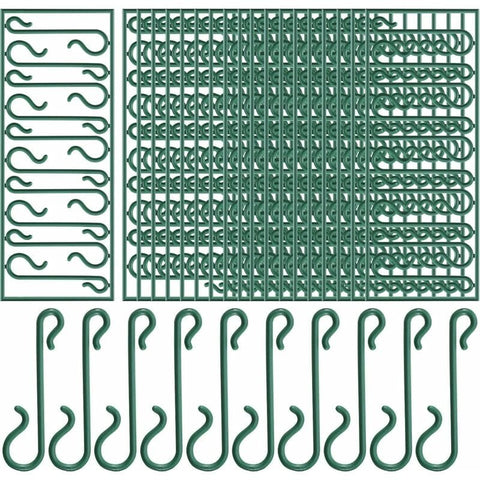 Darrahopens Occasions > Christmas > Christmas Decorations Green Christmas Tree Hooks Christmas Hook Mini Hangers For Christmas Tree, Christmas Wreath, Christmas Vine (200)