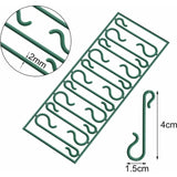Darrahopens Occasions > Christmas > Christmas Decorations Green Christmas Tree Hooks Christmas Hook Mini Hangers For Christmas Tree, Christmas Wreath, Christmas Vine (200)
