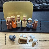Darrahopens Occasions > Christmas > Christmas Decorations Handcrafted Mini Christmas Nativity Scene Set In Australia - Darrahopens