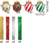 Darrahopens Occasions > Christmas > Christmas Decorations Inflatable Christmas Ornament Set Striped Hanging Decor In Australia - Darrahopens