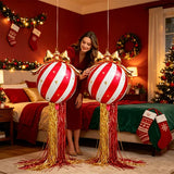 Darrahopens Occasions > Christmas > Christmas Decorations Inflatable Christmas Ornament Set Striped Hanging Decor In Australia - Darrahopens