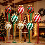 Darrahopens Occasions > Christmas > Christmas Decorations Inflatable Christmas Ornament Set Striped Hanging Decor In Australia - Darrahopens