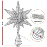Darrahopens Occasions > Christmas > Christmas Decorations Jingle Jollys 3D Christmas Tree Topper Star LED Decorations Xmas Party Timer