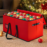 Darrahopens Occasions > Christmas > Christmas Decorations Jingle Jollys Christmas Baubles Storage Box 128 Slots Decor Ornaments Container