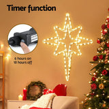 Darrahopens Occasions > Christmas > Christmas Decorations Jingle Jollys Christmas Lights 57cm Bethlehem Star 90 LED Xmas Decorations Motif