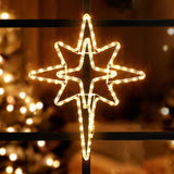 Darrahopens Occasions > Christmas > Christmas Decorations Jingle Jollys Christmas Lights 57cm Bethlehem Star 90 LED Xmas Decorations Motif