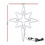 Darrahopens Occasions > Christmas > Christmas Decorations Jingle Jollys Christmas Lights 57cm Bethlehem Star 90 LED Xmas Decorations Motif