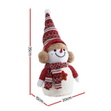 Darrahopens Occasions > Christmas > Christmas Decorations Jingle Jollys Christmas Snowman Handicraft Ornaments Party Decorations 35cm