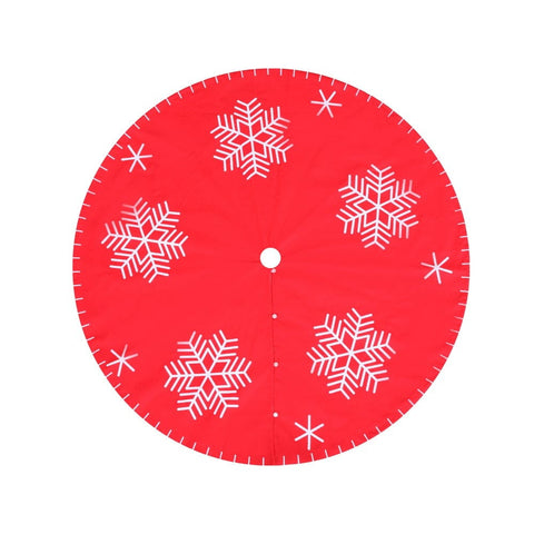 Darrahopens Occasions > Christmas > Christmas Decorations Jingle Jollys Christmas Tree Skirt 120cm Snowflake Ornaments Party Decorations