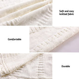 Darrahopens Occasions > Christmas > Christmas Decorations Jingle Jollys Christmas Tree Skirt 90cm Knitted Fabric Xmas Ornament Decor Beige