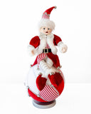 Darrahopens Occasions > Christmas > Christmas Decorations LUXURY ELF ON BALL TABLE DECORATION 40CM