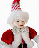 Darrahopens Occasions > Christmas > Christmas Decorations LUXURY ELF ON BALL TABLE DECORATION 40CM