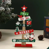 Darrahopens Occasions > Christmas > Christmas Decorations Runto Wooden Christmas Tree Ornament for Desk Decor In Australia - Darrahopens