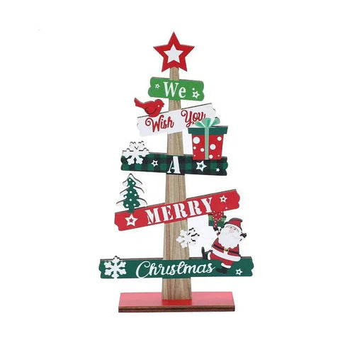 Darrahopens Occasions > Christmas > Christmas Decorations Runto Wooden Christmas Tree Ornament for Desk Decor In Australia - Darrahopens