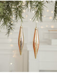 Darrahopens Occasions > Christmas > Christmas Decorations Set of 10 Christmas Ornaments -Gold & Rose Gold Holiday Tree Decorations