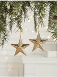 Darrahopens Occasions > Christmas > Christmas Decorations Set of 10 Christmas Ornaments -Gold & Rose Gold Holiday Tree Decorations