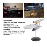 Darrahopens Occasions > Christmas > Christmas Decorations Spaceship Model with Lights 1:1000 Life Like High Durability Spaceship Toy for Display Collection In Australia - Darrahopens