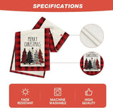 Darrahopens Occasions > Christmas > Christmas Decorations Table Runner - Christmas Table Runner - Christmas Decorations - Christmas Table Runner 33x183 cm - Christmas Table Decorations - Christmas Decorations 2024 - Christmas Decorations (Christmas Red)