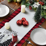 Darrahopens Occasions > Christmas > Christmas Decorations Table Runner - Christmas Table Runner - Christmas Decorations - Christmas Table Runner 33x183 cm - Christmas Table Decorations - Christmas Decorations 2024 - Christmas Decorations (Christmas Red)