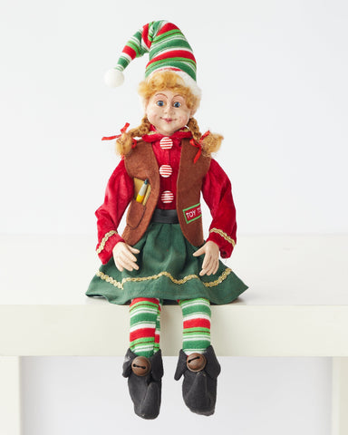 Darrahopens Occasions > Christmas > Christmas Decorations TOY TESTER ELF SPARROW 40CM - X3002