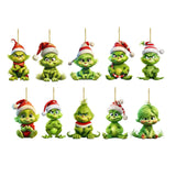 Darrahopens Occasions > Christmas > Christmas Decorations Trendbay 10pcs Whimsical Green Christmas Tree Ornaments In Australia - Darrahopens