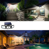 Darrahopens Occasions > Christmas > Christmas Decorations Trendbay 1pc 74-LED Solar Motion Sensor Wall Light 3-Level In Australia - Darrahopens