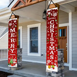 Darrahopens Occasions > Christmas > Christmas Decorations Trendbay \2D Christmas Door Banner Festive Front Porch Sign