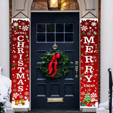 Darrahopens Occasions > Christmas > Christmas Decorations Trendbay \2D Christmas Door Banner Festive Front Porch Sign