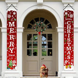 Darrahopens Occasions > Christmas > Christmas Decorations Trendbay \2D Christmas Door Banner Festive Front Porch Sign