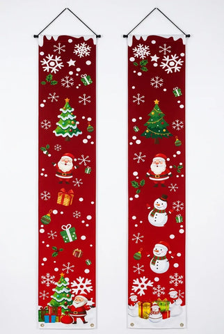 Darrahopens Occasions > Christmas > Christmas Decorations Trendbay \2D Christmas Door Banner Festive Front Porch Sign