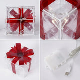 Darrahopens Occasions > Christmas > Christmas Decorations Trendbay 3pcs Christmas Gift Box Lights Transparent Decorative Boxes In Australia - Darrahopens