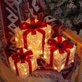 Darrahopens Occasions > Christmas > Christmas Decorations Trendbay 3pcs Christmas Gift Box Lights Transparent Decorative Boxes In Australia - Darrahopens
