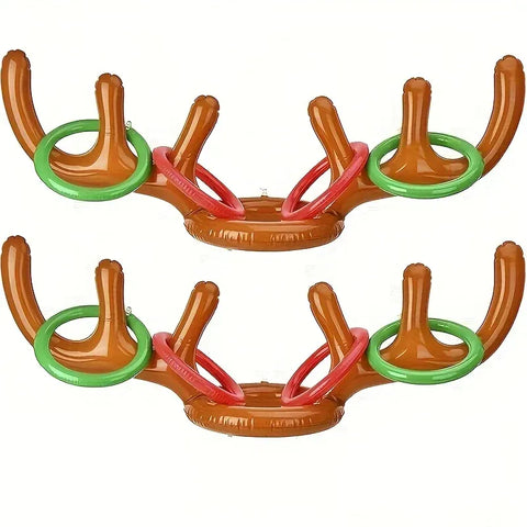 Darrahopens Occasions > Christmas > Christmas Decorations Trendbay Inflatable Antler Ring Toss Game 2-Set PVC Party Game In Australia - Darrahopens