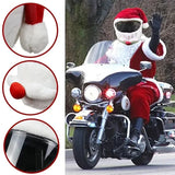 Darrahopens Occasions > Christmas > Christmas Decorations Trendbay Santa Claus Plush Motorcycle Helmet Cover Red Christmas Decor In Australia - Darrahopens