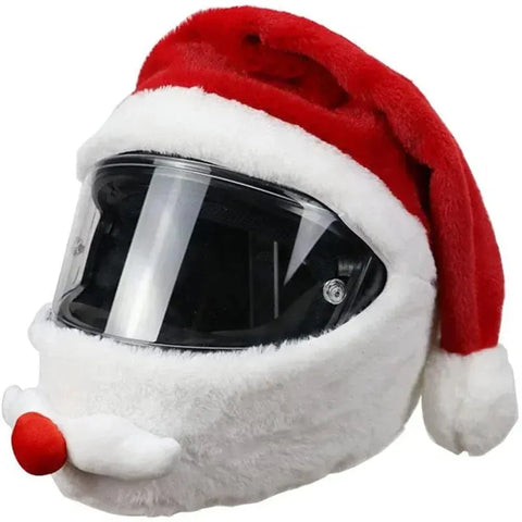 Darrahopens Occasions > Christmas > Christmas Decorations Trendbay Santa Claus Plush Motorcycle Helmet Cover Red Christmas Decor In Australia - Darrahopens