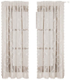 Darrahopens Occasions > Christmas > Christmas Decorations Window Screen - Ice Flower Christmas Tree Window Screen - Wire Mesh - European and American - Christmas - Curtain - Net Curtain 2-piece set (150*100cm)
