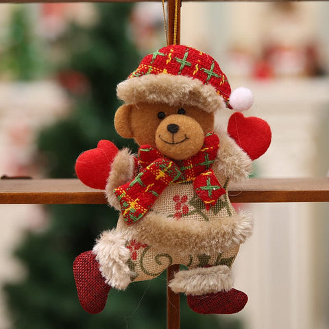 Darrahopens Occasions > Christmas > Christmas Trees 12pcs Dancing pendant bear for Christmas tree