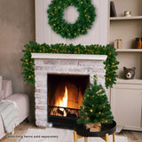 Darrahopens Occasions > Christmas > Christmas Trees Christabelle 274cm Chadwick Green Pre-Lit Christmas Garland