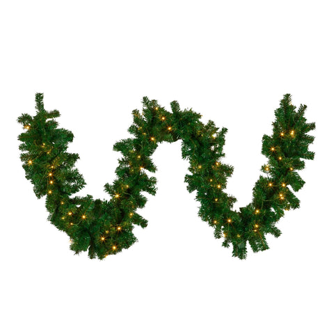 Darrahopens Occasions > Christmas > Christmas Trees Christabelle 274cm Chadwick Green Pre-Lit Christmas Garland
