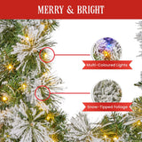 Darrahopens Occasions > Christmas > Christmas Trees Christabelle 274cm Majestic Snow Prelit Christmas Garland