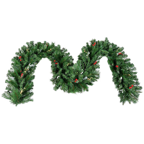 Darrahopens Occasions > Christmas > Christmas Trees Christabelle 305cm Extra Long Christmas Garland with Berries