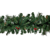 Darrahopens Occasions > Christmas > Christmas Trees Christabelle 305cm Extra Long Christmas Garland with Berries