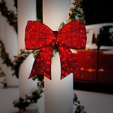 Darrahopens Occasions > Christmas > Christmas Trees Christabelle 91cm Christmas Display Bow With Led And Twinkle Lights Festive Decoration
